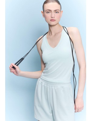 DeFacto Slim Fit V Yaka Modal Sporcu Atlet G6233AX26SM