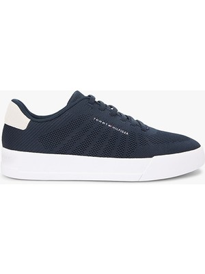 Tommy Hilfiger Th Court Knıt Erkek Mavi Sneakers - FM0FM05823