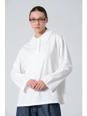 Qooqup Yakalı Sweat
