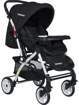 Tommybaby Eagle Alüminyum Lüx Çift Yönlü Bebek Arabası Puset 25 kg Taşıma Kapasitesi ile Standart Kullanım