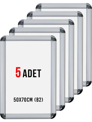 Sert Kırtasiye B2 Rondo Alüminyum Cerçeve 50 x 70 cm 5'li