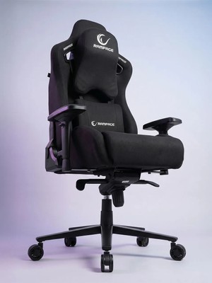 Rampage KL-R21 Grand Serıes Üst Seviye Terletmez Kumaş Siyah Gaming Oyuncu Koltuğu
