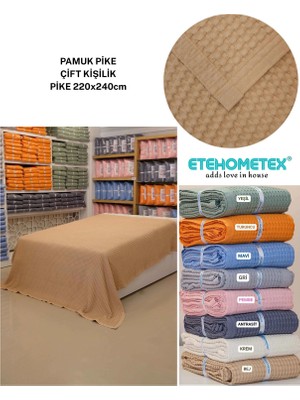 ETEHOMETEX Havuzlu Pike Çift Kişilik 220X240CM