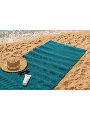Mata Çeyiz Plaj Hasırı ve Deniz Matı 70X150 cm - Kamp Piknik Bahçe Balkon Teras - Suya Dayanıklı Katlanabilir Plaj Örtüsü