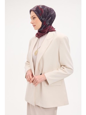 Silk Home Tencel Monare Eşarp Şal Desen Bordo 90X90