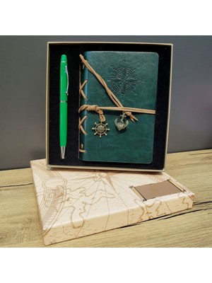 Vice Avm Hediyelik Defter Kalem Kutulu Set Yeşil TG-1395 350503