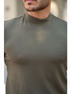 Dogutrend Erkek Yarım Balıkçı Yaka Kısa Kollu T-Shirt