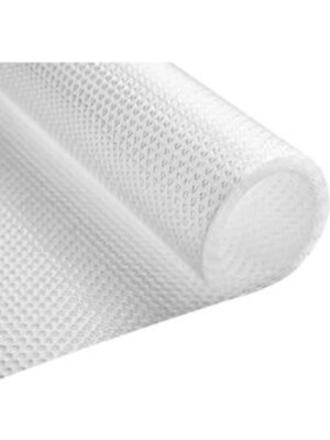 Polset Eva Kaymaz Raf Örtüsü 45 cm x 10 Metre Şeffaf Keçe Malzeme Özelliği ile Kullanıma Uygun