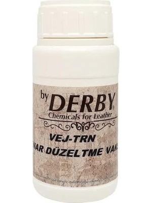 Derby 100 ml Vejetal Deri Kenarı Düzeltme Vaksı Naturel Renk Özelliği ile Su Bazlı