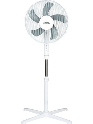 Sinbo SF-7704 Ayaklı Vantilatör 16 Inç 35W Sessiz Fan 3 Kademeli Yükseklik Ayarlı Ev Tipi