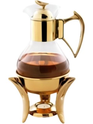 Mat Steel Çaydanlık Gold