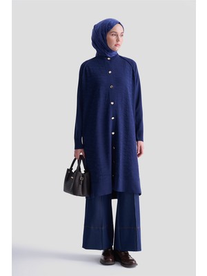 Armine Triko Hırka 25KD5306 Lacivert