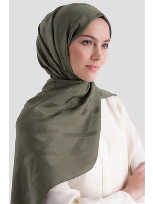 Armine Lyocell Naia Zikzak Desen Şal  1- 48