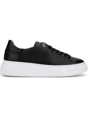 Tamer Tanca Kadın Hakiki Deri Siyah Floter Sneakers & Spor Ayakkabı 1145 Z-2501 Bn Ayk Y26 Sıyah Fltr