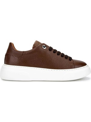 Tamer Tanca Kadın Hakiki Deri Taba Sneakers & Spor Ayakkabı 1145 Z-2501 Bn Ayk Y26 Taba Fltr