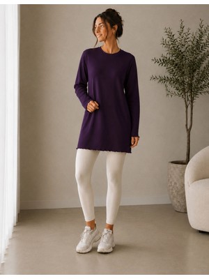 Organickid Leisure Kadın Mürdüm Tunik