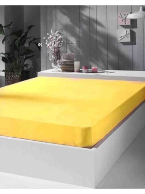 Vellista Home Collection Fitted Lastikli Çarşaf %100 Pamuklu Penye Kumaş
