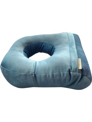 Maywell V3 (Genişletilmiş Orta Boşluk) Seyahat Medikal Masaj Ortası Delik Yastık Yeşil