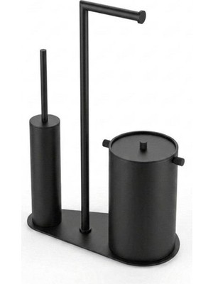 Kobos Nova Wc Set Çöp Kovası 5l Mat Siyah