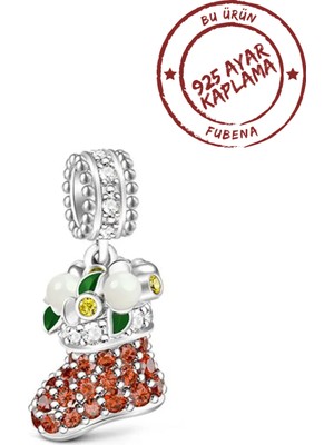 Fubena Taşlı Patik Sallantılı Charm