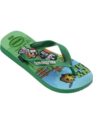 Havaianas Kids Minecraft Çocuk Parmak Arası Terlik 4145125 Yeşil