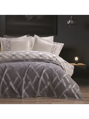 Mata Çeyiz Bella Home 7 Parça Nisan Çift Kişilik Pike Yatak Örtüsü Gelin Seti %100 Organik Pamuk - Yeni Renkler
