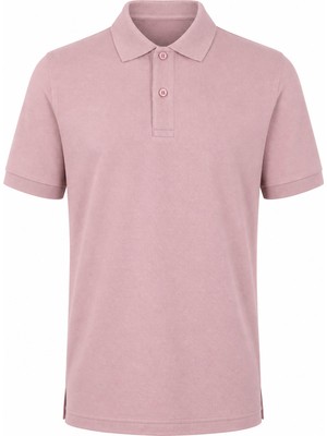Trender 2127 Düz Pike Gül Erkek Polo Yaka T-Shirt 26YL71L58019