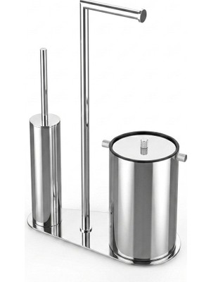 Kobos Nova Wc Set Çöp Kovası 5 L Krom
