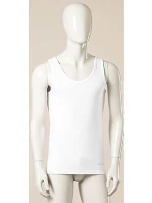 Pierre Cardin Erkek Stretch Atlet Nefes Alabilir Özellikte Beyaz Renk Slim Fit Kesim
