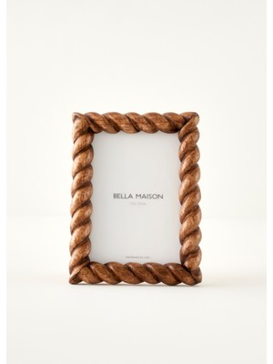 Bella Maison Twist Çerçeve Kahverengi (13X2X18 Cm)