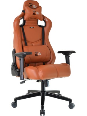 Zio Venom Serisi Kahve Profesyonel Oyuncu Koltuğu Ergonomik Tasarım ile Konforlu Destek Sunar