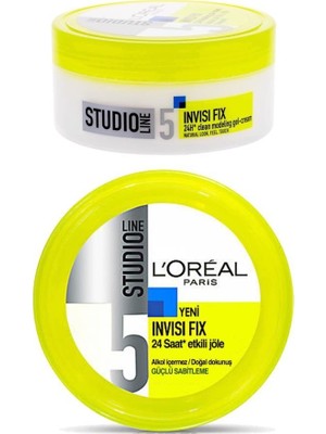 L'Oréal Paris Studio Line Invisi Fix 150 ml X2 Jöle Mineral İçeren Formülü ile Kalıntı Bırakmaz