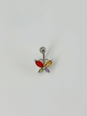 The Gencoo Kelebek Detaylı Göbek Piercing