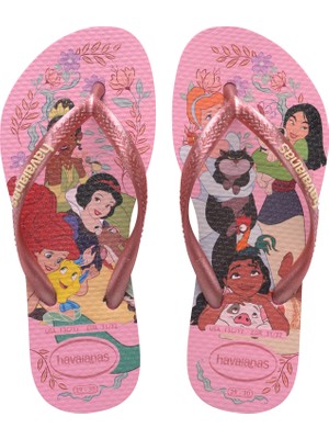Havaianas Kids Slim Princess Çocuk Parmak Arası Terlik 4123328 Pembe