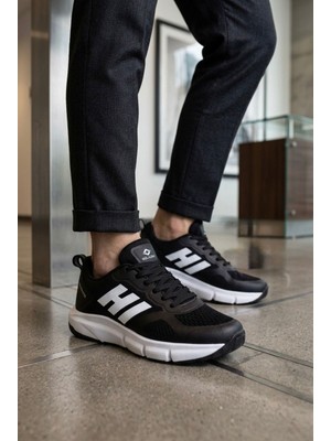 Solazer Erkek Siyah Beyaz  Sneaker Günlük Sneaker Spor Ayakkabı 065