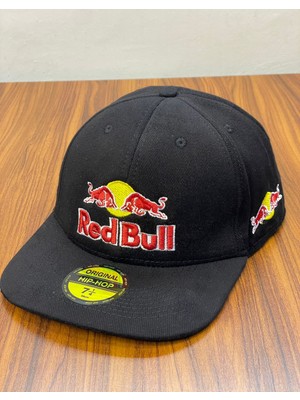 Hamze Red Bull Nakış Hip Hop Snapback Rapper Basket Cap Şapka