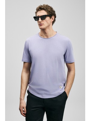 Lufian Junya Erkek Basic Tişört Siyah