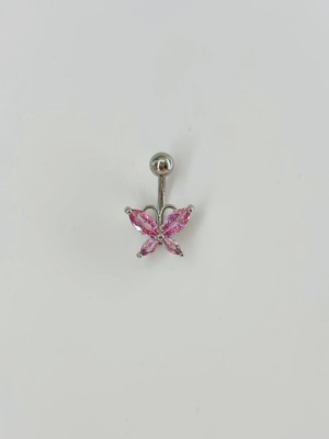 The Gencoo Kelebek Detaylı Göbek Piercing