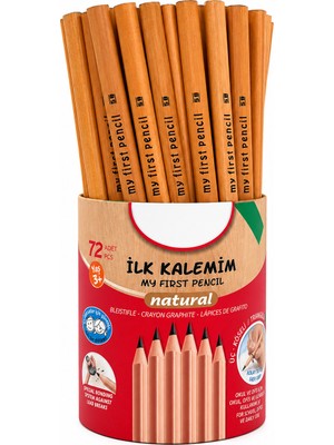Danacı Kırtasiye Fatih Üçgen Jumbo Başlangıç Kalemi  Natural 12 Adet
