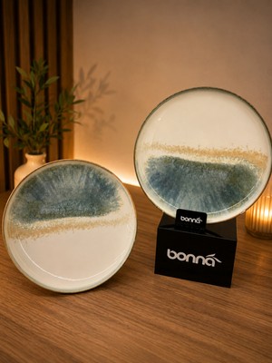 Bonna Fium Hygge 25CM Pasta Plate 1,1 Lt Makarna/salata/sulu Yemek
