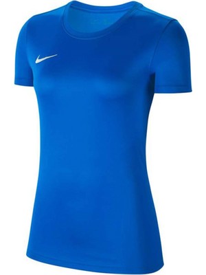 Nike W Dry Park VII JSY SS Kadın Tişört Mavi Nefes Alabilir Kumaş ile Şık Tasarım BV6728-463