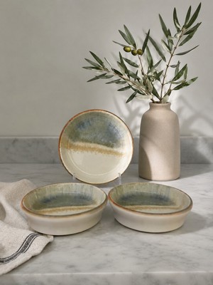 Bonna 3'lü Fium 10CM Hygge Bowl 100 cc Kahvaltı/sos/meze