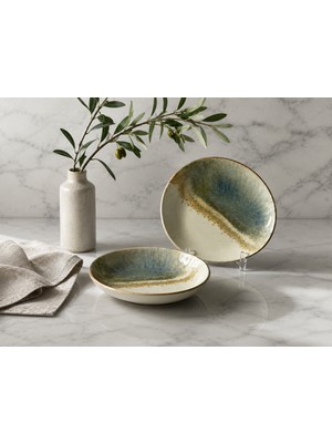 Bonna 6'lı Fium Hygge Deep Plate 10 cm 130 cc Kahvaltı/sos/meze