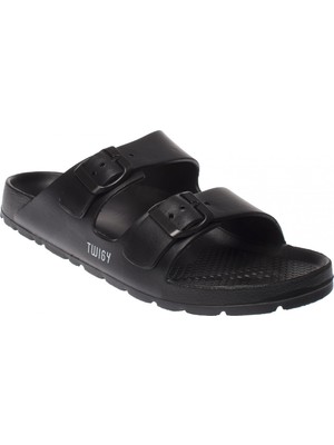 Twigy M0593 Siyah Erkek Terlik Silikon/Plastik Malzeme ile Konforlu Günlük Kullanım