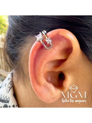 Küçük Hazine Kıkırdak Küpesi Earcuff