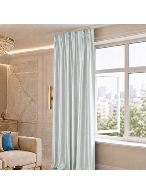 Mebelport Curtain Blackout Karartma 1/2 Amerikan Pileli Fon Perde