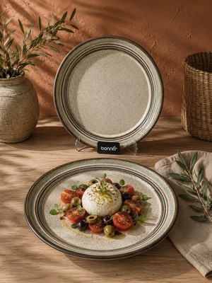 Choice 2'li Cortado Spiral Gourmet Flat Plate 27 cm Yemek Tabağı/pasta/gün