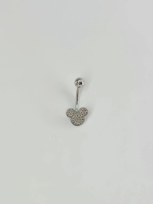 Küçük Hazine Mickey Mouse Detaylı Göbek Piercing
