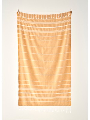Bella Maison Alona Pamuklu Peştamal Hardal (90X160 Cm)