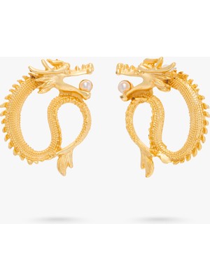 Lunaco Atelier Ejderha Formlu Küpe